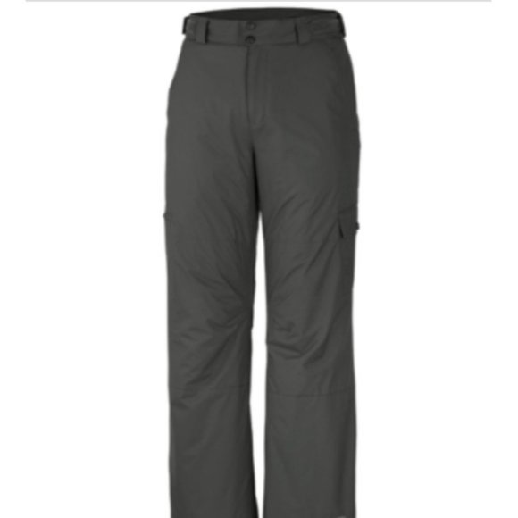 Columbia Men's Large Insulated Waterproof Snow Gun Mid Rise Ski PantsNWT